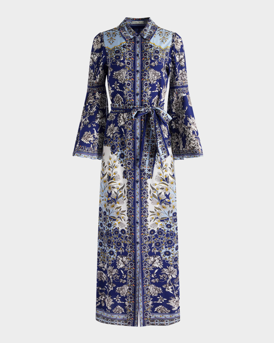 Chassidy Forevermore Bell-Sleeve Shirtdress